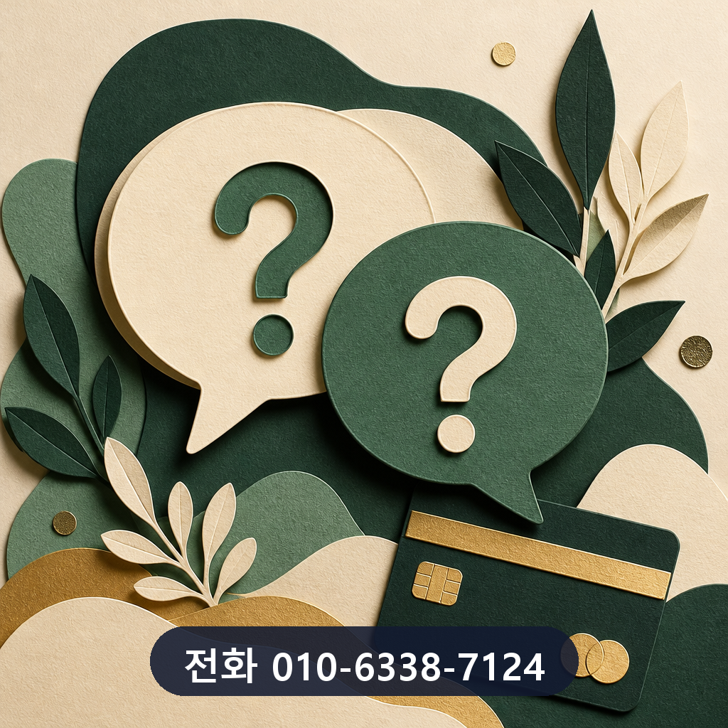 하나카드 현금화 자주 묻는 질문 이미지