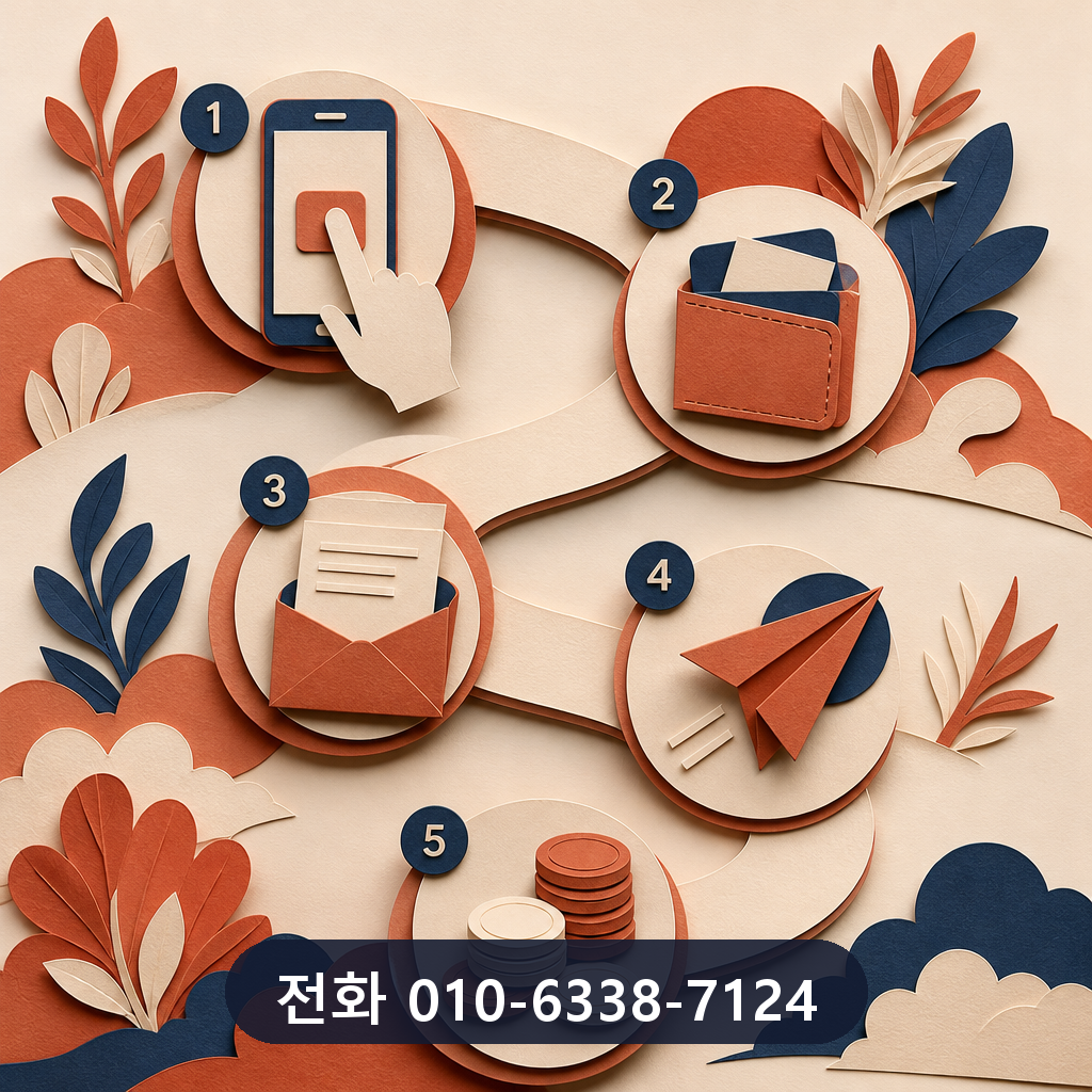 하나카드 현금화 진행 절차 이미지